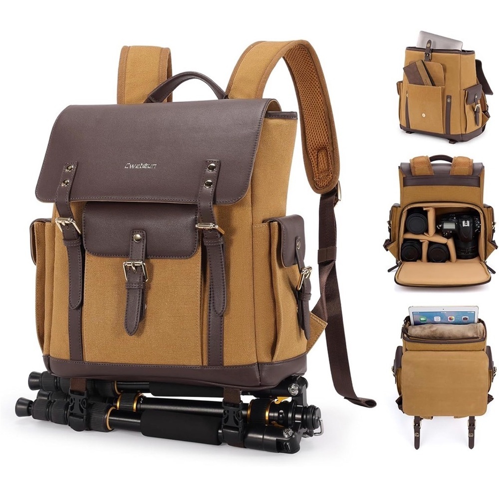 DSLR SLR Tripod Camera Backpack Multiple Storage For A Professional Photographer - Picture 2 of 10